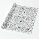 Recherche de humour papier cadeau Noir et blanc