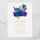 Recherche de paon bleu invitations Aquarelle