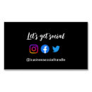 Recherche de social media magnete Simple