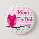 Recherche de hibou rose badges Mignon