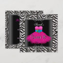 Suche nach rosa zebra 16 geburtstag einladungen Sweet sixteen