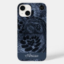 Recherche de bleu de denim iphone coques Monogramme