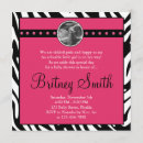 Recherche de copie de diamant invitations Fille