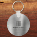 Recherche de argent métallique porteclés Élégant