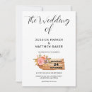 Suche nach holzhochzeit einladungen Aquarell