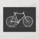 Recherche de vélo noir et blanc cartes postales Vintage