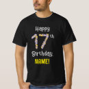 Suche nach 17 geburtstag tshirts 17 jahre alt