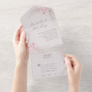 Recherche de menu floral mariage invitations Moderne