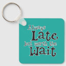 Recherche de suis retard porteclés Humour