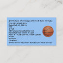 Suche nach basketball visitenkarten Sommer