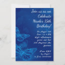 Recherche de bleu électrique invitations Fête d'anniversaire