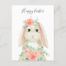 Recherche de aquarelle pâques cartes Lapin