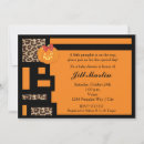 Recherche de orange halloween invitations Bébé