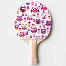 Recherche de hibou raquettes ping pong Adorable