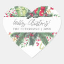 Recherche de noël de joyeux autocollants Nom de famille