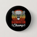 Recherche de raquette badminton badges Navette