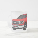 Recherche de camionnette tasses Camion rouge