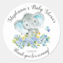 Recherche de éléphant bleu autocollants Floral