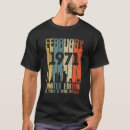 Recherche de anniversaire février tshirts 1971