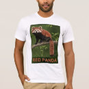 Recherche de pandas rouges tshirts Faune