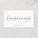 Recherche de chic urbain cartes visite Minimaliste
