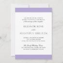 Recherche de lavande mariage invitations Simple