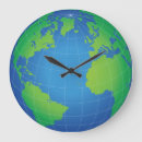 Recherche de monde globe horloges Vert