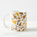 Recherche de triangle jaune tasses Motif