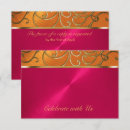 Recherche de orange quinceanera invitations Rose
