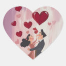 Suche nach liebe ist in der luft aufkleber Paar