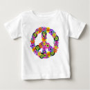 Recherche de paix bébé tshirts Hippie