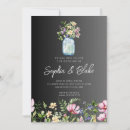 Recherche de jaune noir mariage invitations Fleur sauvage