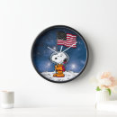 Recherche de lune astronaute horloges Snoopy