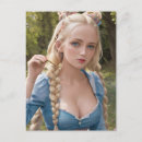 Recherche de cheveux blonds cartes postales Femme
