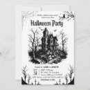 Recherche de noir blanc halloween invitations Pour tous