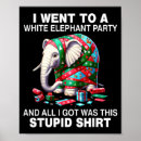 Suche nach weißer elefant poster Lustig
