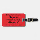 Recherche de percussion bagages étiquettes Tambour