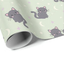 Recherche de chat gris papier cadeau Kawaii