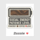 Recherche de patience autocollants Humour