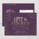 Recherche de cinquantième surprise invitations 50 et fabuleux