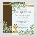 Recherche de mail baby shower invitations Safari