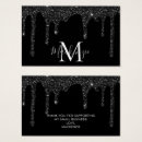Recherche de étincelle cartes visite Monogramme