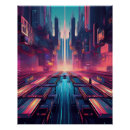 Recherche de cyberpunk posters Néon