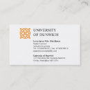 Recherche de universitaire cartes visite Moderne