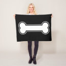 Suche nach hundeknochen decken Silhouette