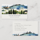 Recherche de toscane cartes visite Aquarelle