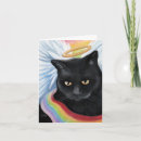 Suche nach katzenmalerei karten Schwarzkatze