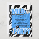 Recherche de zèbre invitations Jungle