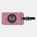 Suche nach rosa zebra gepäckanhänger Monogramm
