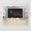 Recherche de northern lights cartes postales Hiver